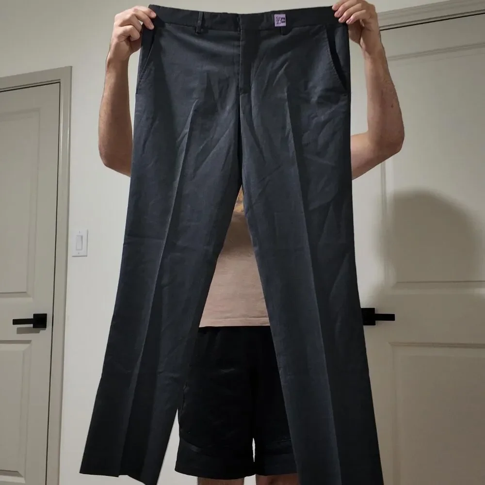Zara Men's Navy Tailored-trousers
